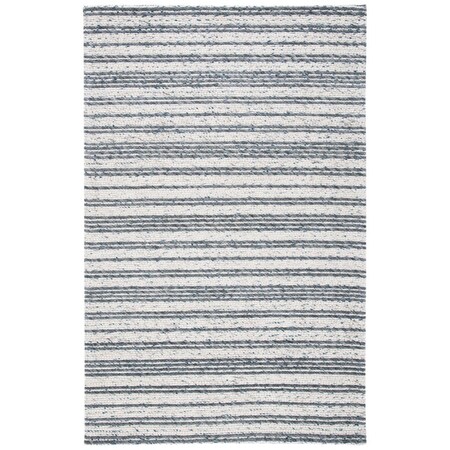 Safavieh 8 x 10 ft. Marbella Hand Woven Rectangle Area Rug Ivory & Grey MRB305A-8